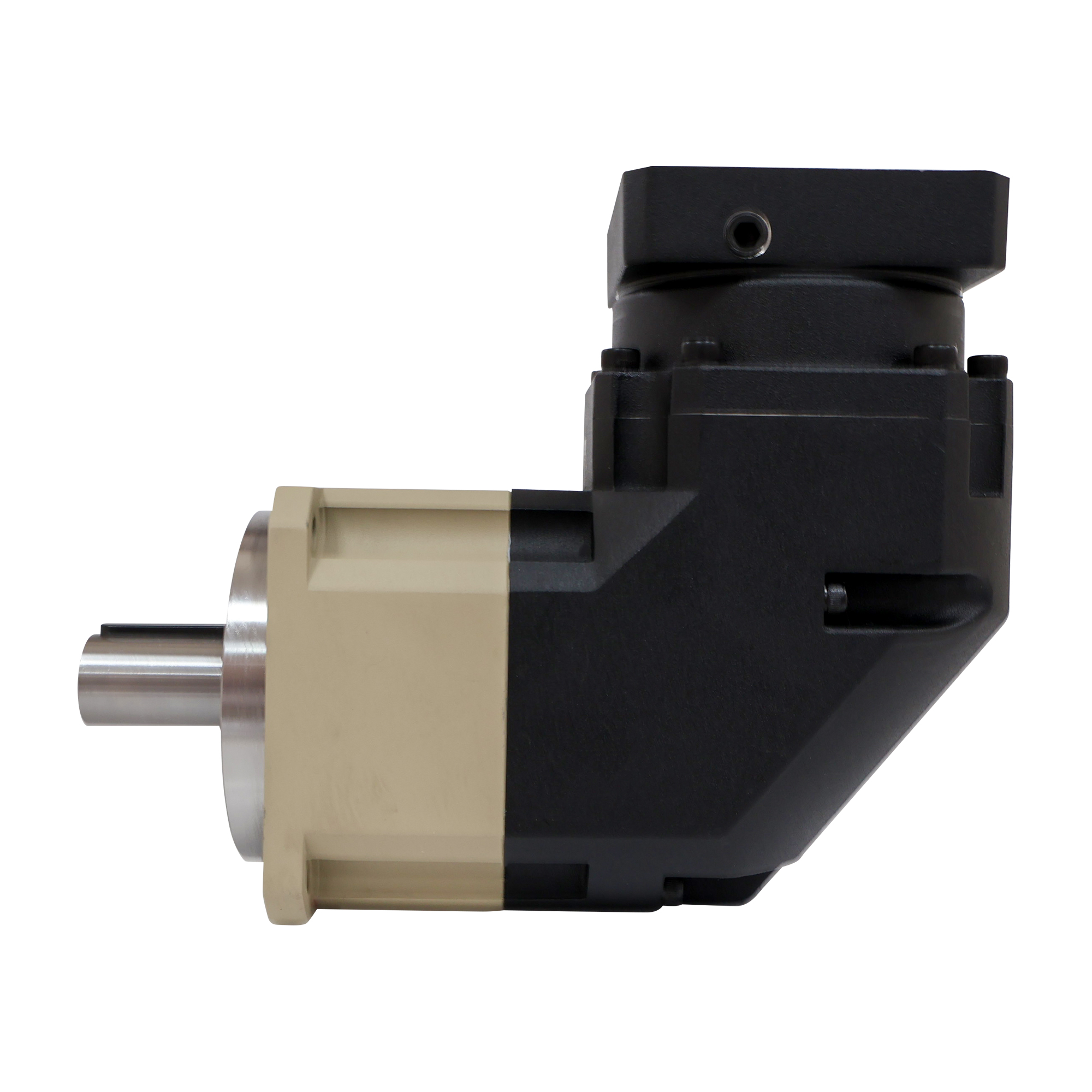 SBR 090 planetary gearbox, angled view